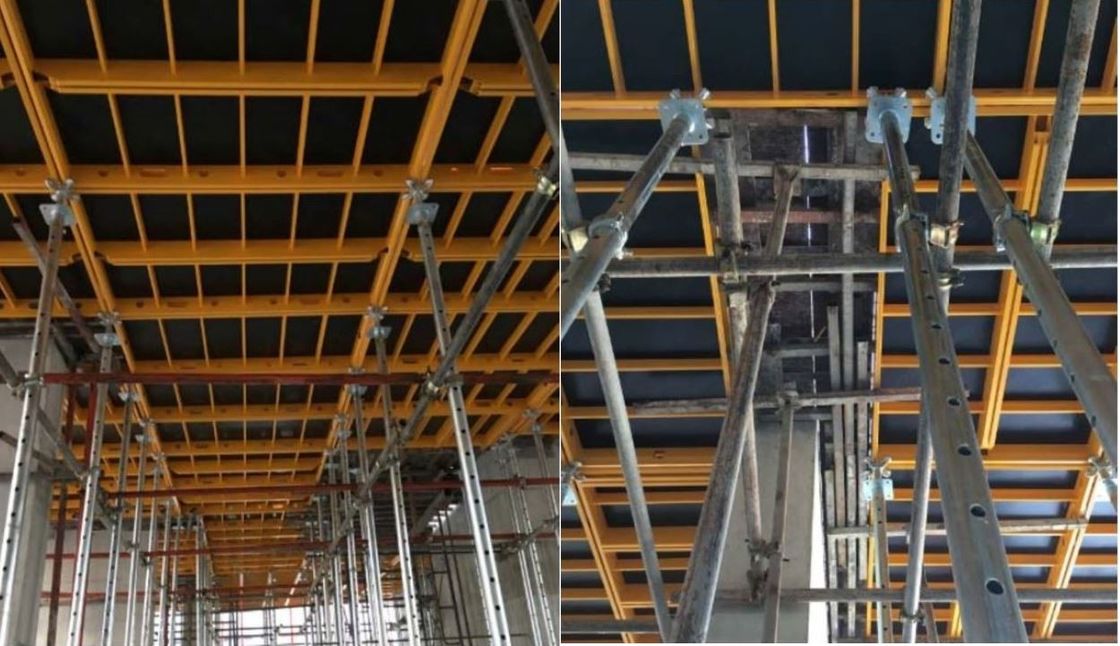 Sistema di alluminio Installion facile della cassaforma della lastra della struttura di ampia area per calcestruzzo