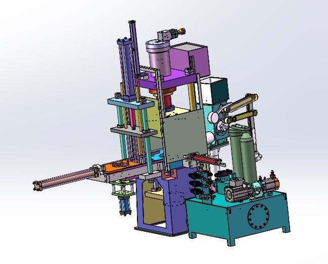 rotori sommergibili del motore della stampa della macchina di pressofusione dell'alluminio 125T con un dado di 4 cavità